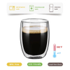 High Quality Double Wall Borosilicate Glass Coffee Cup No Handle