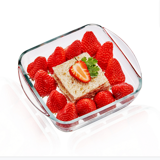 Oven Microwave Safe Borosilicate Glass Large Baking Dish Set Pans