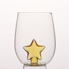 Promotional Glassware Gift Clear 3D Pumpkin Tasting Stemless Wine Glasses