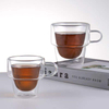 BPA Free Stackable Double Layer Borosilicate Glass Coffee Mugs