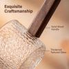 150ml Wood Handle High Temperature Resistant Glass Small Tea Cup