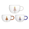 Hand-blown Christmas Tree High Borosilicate Glass Mug Dishwasher Safe