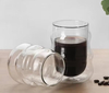 Double Layer Cloud Shaped High Borosilicate Glass Cup for Drinks