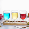 High Borosilicate Customizable 3D Pattern Double Wall Glass Cup