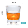 Shot Glasses Embossed Whiskey Drinking Cups for Bar