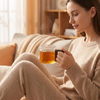 150ml Wood Handle High Temperature Resistant Glass Small Tea Cup