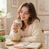Customizable Creative Cute Animal Design Double Wall Cups for Drinking