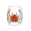 3D Octopuses Handcrafted Heat-Resistant Food Safe Glass Tumbler