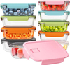 Microwave Dishwasher Kitchen Food Containers Glass Lunch Box with Lid