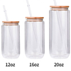 High Borosilicate Beverage Cola Cup with Straw and Wood Cover