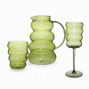 Wholesale Customized Gourd Shaped Cold Beverage Glass Jug and Cup Set