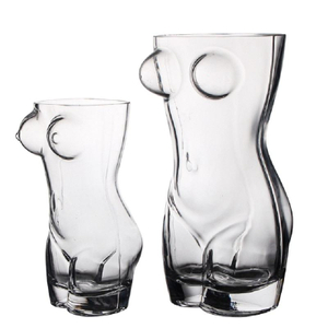 Sexy Female And Male Human Body-Shaped Whiskey Glasses