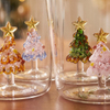 Factory Direct 3d Christmas Tree Glass Cup with Handle