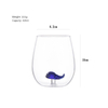 Transparent High Borosilicate Glass Handleless Three-dimensional Animal Cup