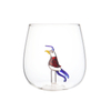 Creative 3D Bird Inner Decoration Borosilicate Drinking Glass Tumbler