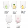 Promotional Glassware Gift Clear 3D Pumpkin Tasting Stemless Wine Glasses