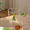 Handblown Lead-Free Borosilicate Glass Tumbler with 3D Coconut Palm Inside
