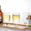 High Borosilicate Customizable 3D Pattern Double Wall Glass Cup