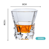 Shot Glasses Embossed Whiskey Drinking Cups for Bar