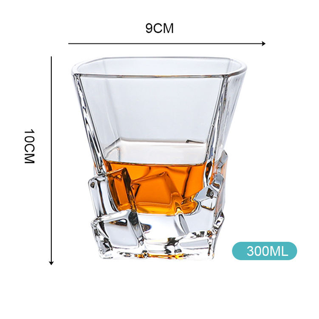 Shot Glasses Embossed Whiskey Drinking Cups for Bar